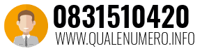 Numero di telefono 0831510420 0831510420
