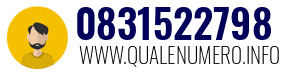 Numero di telefono 0831522798 0831522798