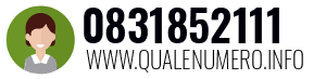 Numero di telefono 0831852111 0831852111