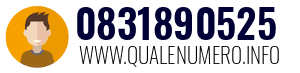 Numero di telefono 0831890525 0831890525