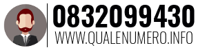 Numero di telefono 0832099430 0832099430