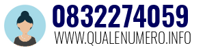 Numero di telefono 0832274059 0832274059