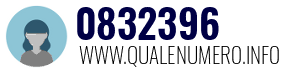 Numero di telefono 0832396 0832396