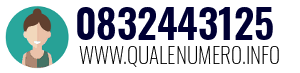 Numero di telefono 0832443125 0832443125