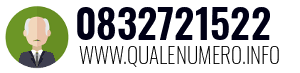 Numero di telefono 0832721522 0832721522