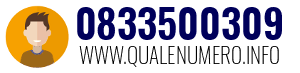 Numero di telefono 0833500309 0833500309