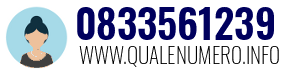 Numero di telefono 0833561239 0833561239