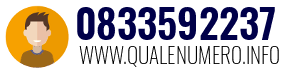 Numero di telefono 0833592237 0833592237