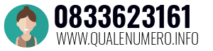 Numero di telefono 0833623161 0833623161