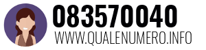 Numero di telefono 083570040 083570040