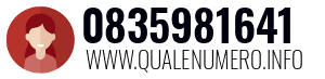 Numero di telefono 0835981641 0835981641