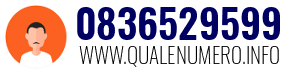 Numero di telefono 0836529599 0836529599