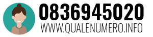 Numero di telefono 0836945020 0836945020