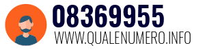 Numero di telefono 08369955 08369955