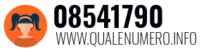 Numero di telefono 08541790 08541790