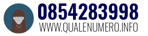 Numero di telefono 0854283998 0854283998
