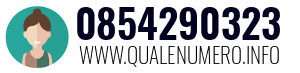 Numero di telefono 0854290323 0854290323