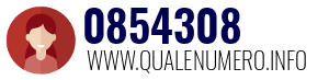 Numero di telefono 0854308 0854308