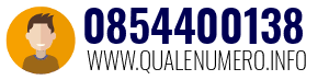 Numero di telefono 0854400138 0854400138