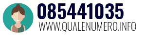 Numero di telefono 085441035 085441035