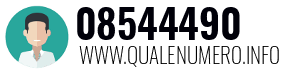 Numero di telefono 08544490 08544490