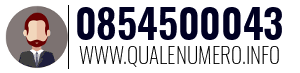 Numero di telefono 0854500043 0854500043