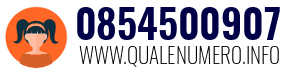 Numero di telefono 0854500907 0854500907
