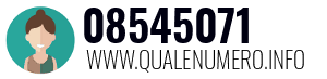 Numero di telefono 08545071 08545071