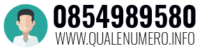Numero di telefono 0854989580 0854989580