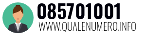 Numero di telefono 085701001 085701001