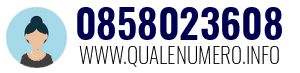 Numero di telefono 0858023608 0858023608