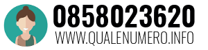 Numero di telefono 0858023620 0858023620
