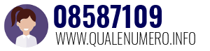 Numero di telefono 08587109 08587109