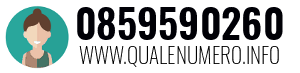Numero di telefono 0859590260 0859590260
