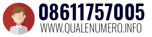 Numero di telefono 08611757005 08611757005
