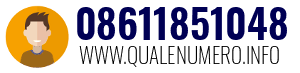 Numero di telefono 08611851048 08611851048