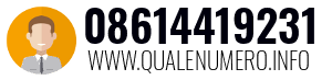 Numero di telefono 08614419231 08614419231