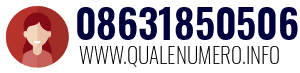 Numero di telefono 08631850506 08631850506