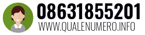 Numero di telefono 08631855201 08631855201