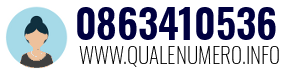 Numero di telefono 0863410536 0863410536