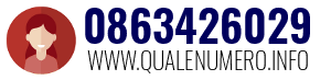 Numero di telefono 0863426029 0863426029