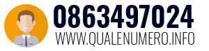 Numero di telefono 0863497024 0863497024