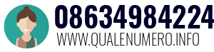 Numero di telefono 08634984224 08634984224