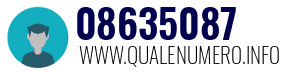 Numero di telefono 08635087 08635087
