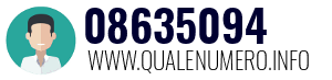 Numero di telefono 08635094 08635094