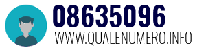 Numero di telefono 08635096 08635096