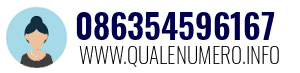 Numero di telefono 086354596167 086354596167