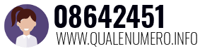 Numero di telefono 08642451 08642451