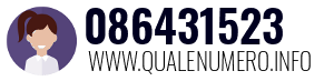 Numero di telefono 086431523 086431523