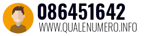 Numero di telefono 086451642 086451642